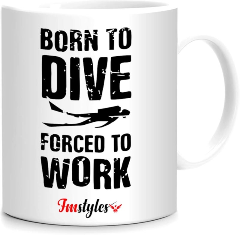 FMstyles FMstyles - Born to Dive - Scuba Diving Mug